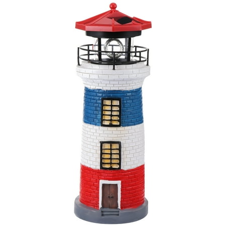

Delicate Courtyard Lighthouse Solar Lamp Decorative Lighthouse Outdoor Light