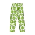 thumbnail image 5 of Xecao Green Various Lemons Men's Straight Lounge Pajama Pants: The Ultimate in Comfortable Sleepwear, 5 of 9