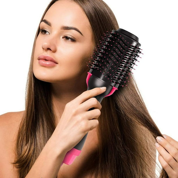 Hot hair top brush dryer