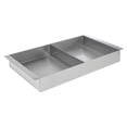 thumbnail image 2 of HUBERT® Food Pan Full Size Divided Stainless Steel - 19"L x 11 1/2"W x 2 1/2"D, 2 of 7
