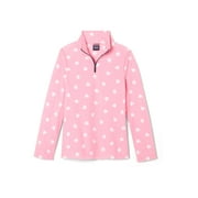 French Toast Long Sleeve Printed Microfleece Pink Pizzazz Heart Print
