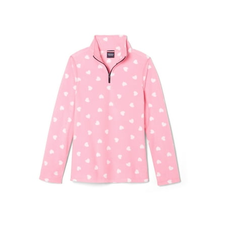 French Toast Long Sleeve Printed Microfleece Pink Pizzazz Heart Print