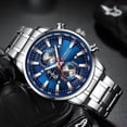 thumbnail image 3 of Reloj De Cuarzo Para Hombre Curren Modelo Cur8351 Silverblue Color del bisel Blanco/Azul, 3 of 3