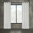 thumbnail image 2 of Bouclair Ivory Zaine Panel Curtain 52x96 in (132x244 cm), 2 of 5