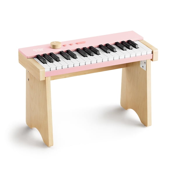 Piano Infantil Eastar Kido Digital de 32 Teclas Educativo Rosa