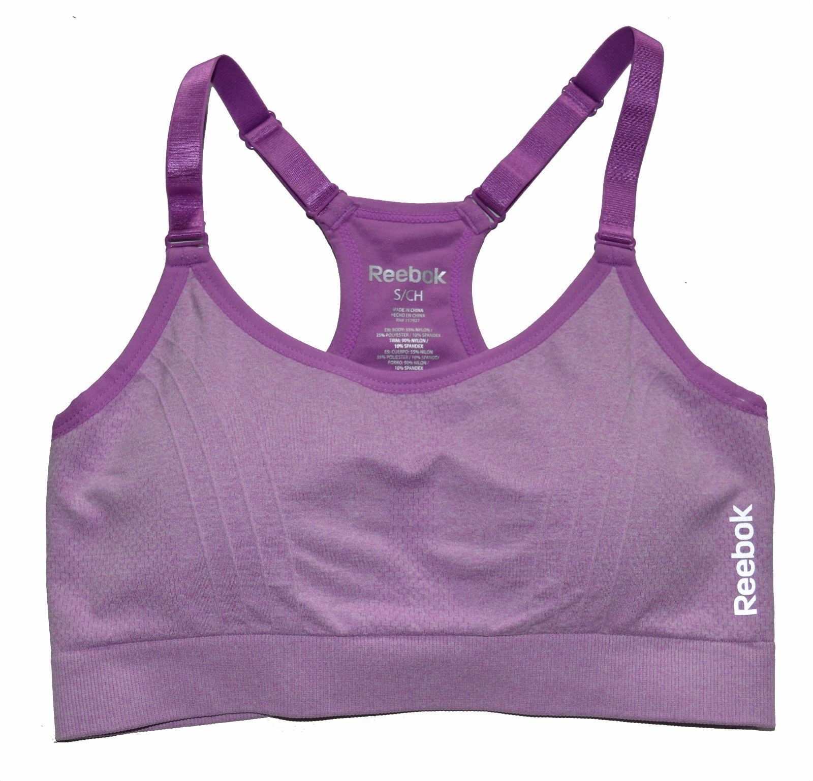 reebok seamless sports bra