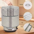 thumbnail image 2 of Farmhouse Gray Pressure Cooker Cover Sripes Cream Background Dust Cover for Kitchen Appliances with Top Handle & Storage Pockets, Fits 6 Quart Instant Pot, Air Fryer, Crock Pot, 2 of 9