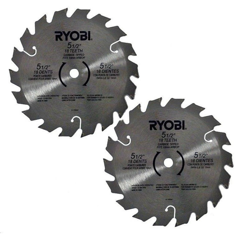 Ryobi RY6202 Pack of OEM Replacement 5 Circular Saw Blades # 6797329-2PK - Walmart.com