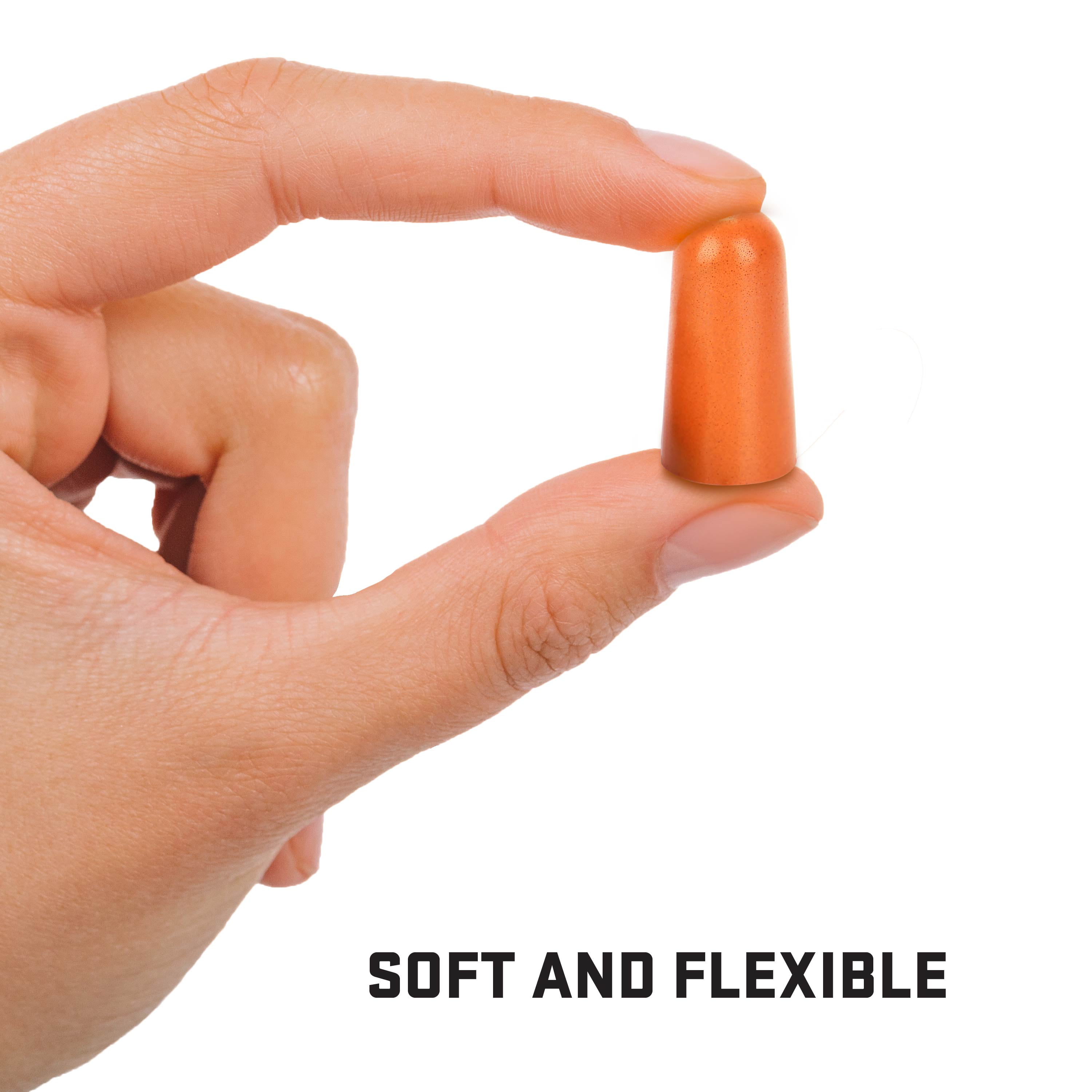 ULTRX™ Foam Ear Plugs, 6-Pairs, Orange, Adult, Unisex, NRR 32 Db, Model 4135, Disposable