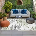 thumbnail image 2 of Sage Green Leaves Outdoor Rug for Patio/Deck/Porch, Non-Slip Large Area Rug 5 x 8 Ft, Abstract Modern Geometric Lines Simple Art Indoor Outdoor Rugs Washable Area Rugs, Camping Rug Carpet Runner, 2 of 8