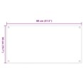 thumbnail image 4 of vidaXL Kitchen Backsplashes 2 pcs Black 80x50 cm Tempered Glass, 4 of 5