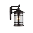 thumbnail image 3 of CHLOE Lighting ABBINGTON Transitional 1 Light Rubbed Bronze Outdoor Wall Sconce 11" Tall, 3 of 3