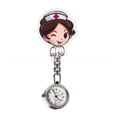 thumbnail image 4 of Lindo reloj de bolsillo con patrón acrílico, reloj colgante, reloj de aleación lindo y creativo, mesa de examen simple para estudiantes, 4 of 5
