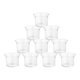 thumbnail image 1 of 10 portavelas transparentes de vidrio para velas de té, 1 of 6