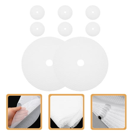 

Yuangui Round Silicone Dehydrator Sheets - Non-Stick Mesh Tray for Freeze Dryer (8pcs)