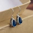thumbnail image 2 of AEXTO Vintage Teardrop Earrings for Women Trendy, Lightweight Birthstone Dangle Earrings with Silver Hook, Valentine's Day Gifts Jewelry, 2 of 6