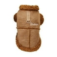 thumbnail image 3 of Dog Clothes Winter Warm Plush Jacket for Small Dogs Cats, 3 of 7