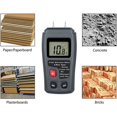 thumbnail image 3 of Portátil Medidor de humedad de madera, probador de humedad LCD para madera, detector de humedad para leña, papel, medición de humedad, 3 of 4