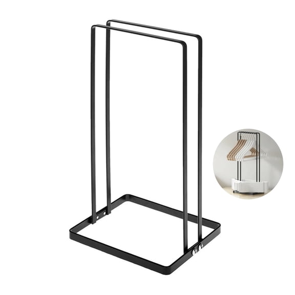 Hanger Organizer Stacker,Hanger Storage Organizer,Hanger Stacker for Closet Laundry Room,Holds up 110 Wire Clothes Hangers,Hanger Storage Rack Holder for Laundry Room Closet Dry Cleaning Room