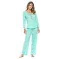 thumbnail image 1 of Casual Nights Women's Pajama Sets Jersey Knit Long Sleeve Sleepwear Nightwear Lounge Pajama Set, 1 of 5