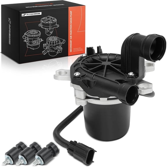 A-Premium Secondary Air Injection Smog Pump Compatible with Chevrolet Malibu 2009-2014, Impala 2014, Cobalt 2009-2010 & Buick LaCrosse 2013-2014, Regal 2013-2015 & Saturn Aura 2009 & Pontiac G5, G6