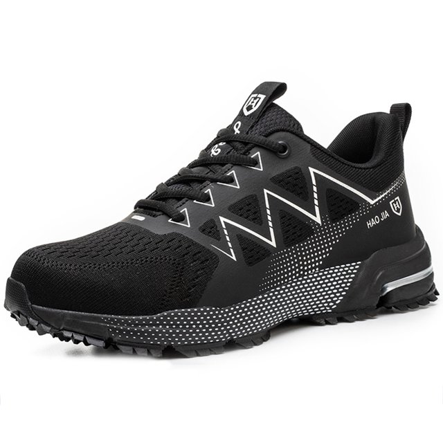 Zapatos De Seguridad Zapatos de trabajo de construcción para hombres con punta de acero antideslizante para deportes al aire libre (46 negro) Ehuebsd Para Estrenar