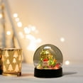 thumbnail image 4 of Christmas Snow Globes, Lighted Decorations Snow Globes Lantern, Santa Christmas Table Decorations LED Crackle Glass Ball for Living Room Fireplace Tabletop,Home Décor & Gift, 4 of 6