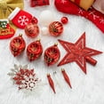 thumbnail image 4 of RuiJiao 73Pcs Electroplated Christmas Ornaments Set with Unique Shapes, Gift Box for Tree Decorations, 4 of 7