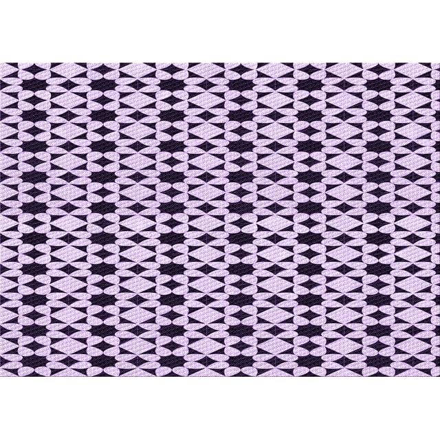 Ahgly Tapis Rectangulaire Lavable en Machine Intérieur Transitionnel Violet Jam Violet, 3 Pieds x 5 Pieds