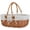 White, variant on Large Wicker Picnic Basket with Handles,Handle Sturdy Woven Body with Removable and Washable Lining,Outdoor Camping,Gift Packing,Garden Picking, Storage.Gray