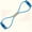 Blue, variant on 8-Shape Resistance Band, Yoga Training Equipment, Elastic Tube Chest Expander, Women's Back Fitness, Sports & Outdoor Goods / Fitness / Training Equipment / Strength Training Gear, Stackable, Easy to
