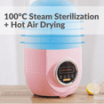 thumbnail image 3 of Baby Bottle Sterilizer and Dryer, Electric Steam Sterilize, Universal Fit for All Bottles, Pacifiers, Breast Pumps, with Touch screen, Auto-off, Drying Rack(, 3 of 8