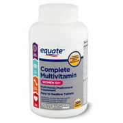 Equate Complete Multivitamin/Multimineral Supplement, Women 50+, 200 count