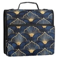 thumbnail image 5 of FORMRS Zipper Binder with Shoulder Strap 2-inch Ring 500 Sheet Capacity File Bag, Elegance Art Pattern, 5 of 5