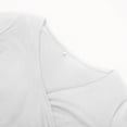 thumbnail image 5 of mgoYE Women's Sweaters Split Side Long Sleeve V Neck Fall Maternity Clothes Ribbed Knit Trendy Pullover Tops(White,L), 5 of 9