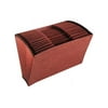 Heavy-Duty Expanding File 21 Sections, 1/3-Cut Tab, Legal Size, Redrope