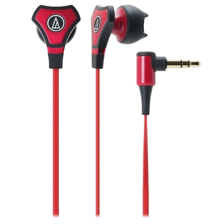 Audio Technica ATH-CHX5RD SonicFuel In-Ear Earbuds Headphones, (Best Audio Technica Earbuds)