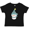 thumbnail image 3 of Inktastic Cute Christmas Snowman in Blue Hat and Scarf Boys or Girls Baby T-Shirt, 3 of 5