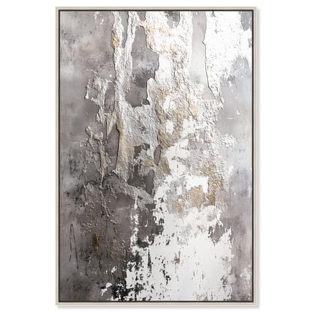 Rusted Echo II Canvas Textured Digital Art by Art Remedy Silver Frame 10 x 15