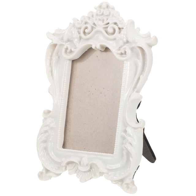 Retro European Style Embossment Photo Frame Carved Vertical Picture Frame Photo Holder