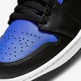 thumbnail image 6 of Men's Jordan 1 Mid "Royal" Black/Hyper Royal-White (554724 077) - 10.5, 6 of 8