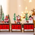 thumbnail image 4 of Billuyoard Calendario de Navidad Ciervo de dibujos animados Cuenta regresiva ajustable Resistente al desgaste Inastillable Calendarios Kits de decoración para fiestas Adular, 4 of 6