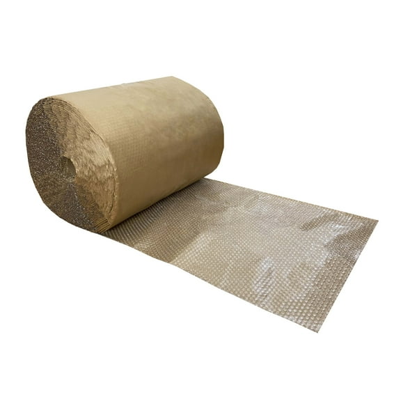UBMOVE Kraft Backed Bubble Cushioning Wrap 24" x 125-Feet Long Roll