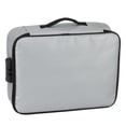 thumbnail image 2 of Spencer Fireproof Document Bag with Lock, 3-Layer File Storage Case Zipper Closure Money Bag Document Safe Portable Travel Home Organizer Bag for Important Files Certificates Cards Passport, Silver, 2 of 9