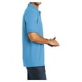 thumbnail image 3 of Mafoose Mens Core Blend Jersey Knit Male Polo Aquatic Blue L, 3 of 6