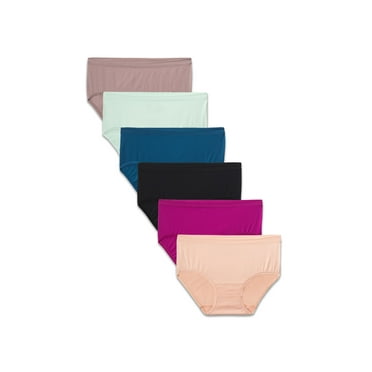Women's Seamless Low Rise Brief, 6 Pack