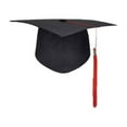 thumbnail image 1 of School Graduation Tassels Cap Mortarboard University Bachelors Master Academic Hat, 1 of 6