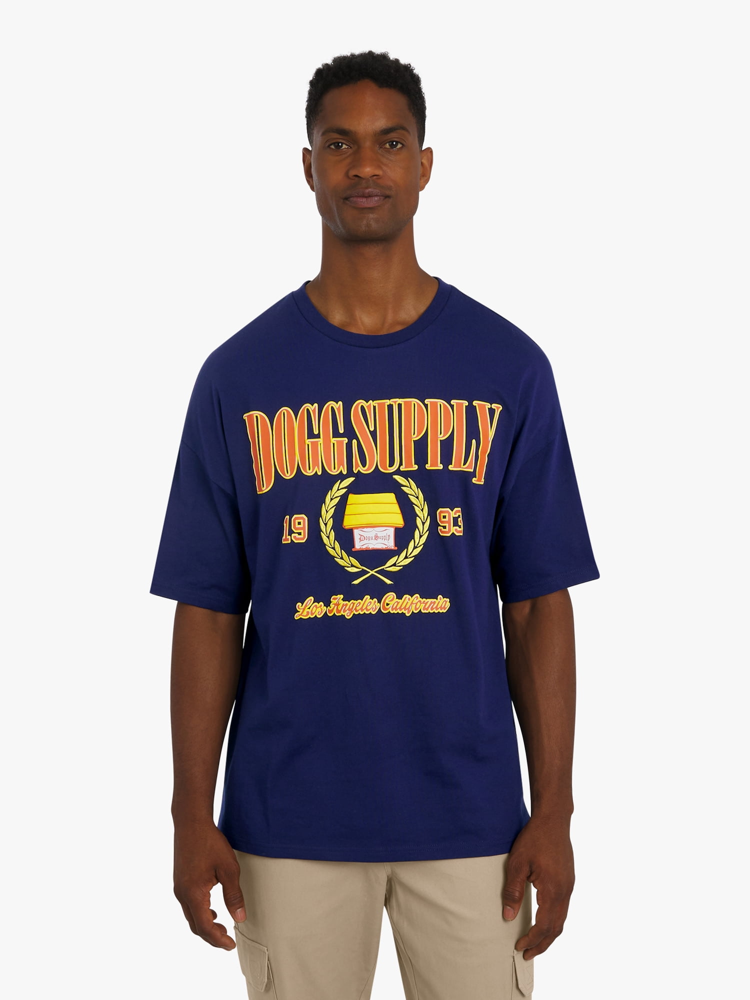 Dogg Supply by Snoop Dogg All-Gender Young Men's and Women's Collegiate Graphic Tee Shirt, Sizes XS - 5XL