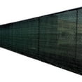 thumbnail image 2 of HTYSUPPLY 6'x25' Black Fence Privacy Screen Windscreen Cover Shade Cloth Mesh Fabric Slats Netting Tarp for Home Yard Construction, 2 of 7