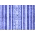 thumbnail image 1 of Ahgly Company Machine Washable Indoor Rectangle Abstract Blue Modern Area Rugs, 5' x 7', 1 of 4